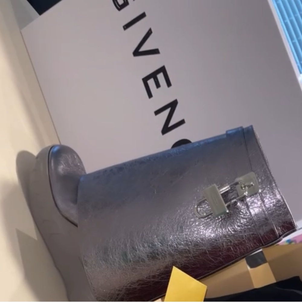 Givenchy Metallic Silver Boots
